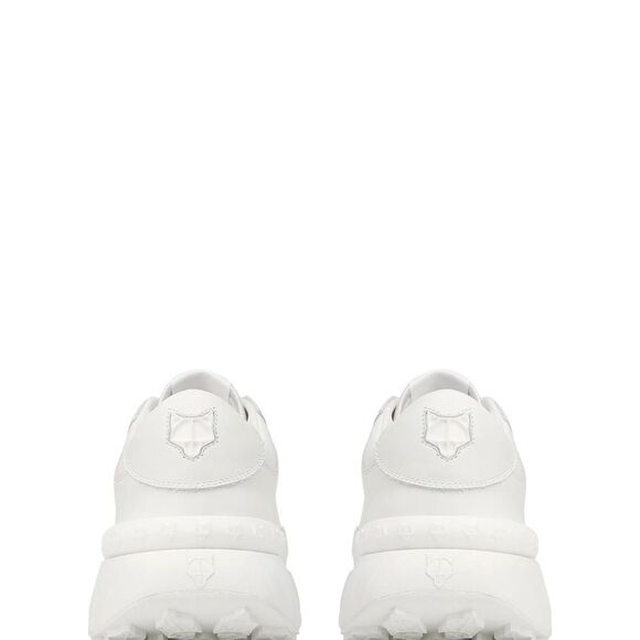 Naked Wolfe Drought Triple White Sneaker Shoe Leather Men’s Size 11 - Picture 4 of 6